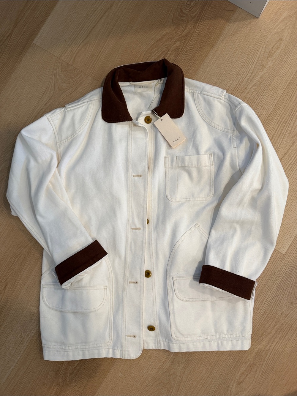 Doen Pascual jacket in Salt size Medium / M